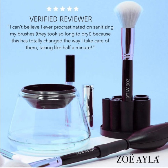 Zoë Ayala Electric Brush Cleaner Set. - Picture 6 of 8